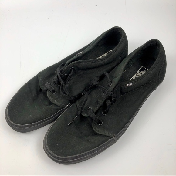 vans classic black sneakers